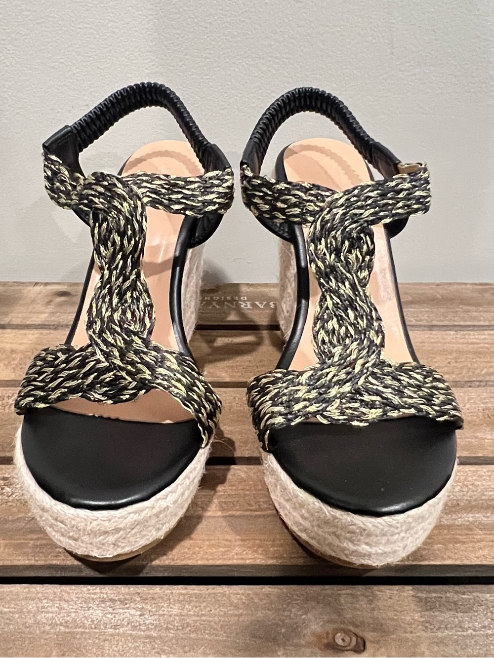 Slingback Espadrille Wedge Sandals T Strap Platform wedge sandals